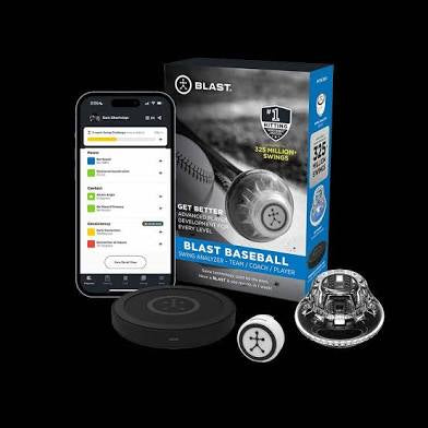 Blast Motion
Blast Baseball Swing Analyzer - GEN3 Sensor with Universal Bat Attachment - Real-time Feedback,